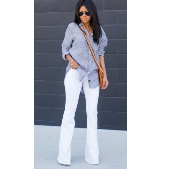 Vanilla star Vintage jeans flared white size 13 - Picture 1 of 9